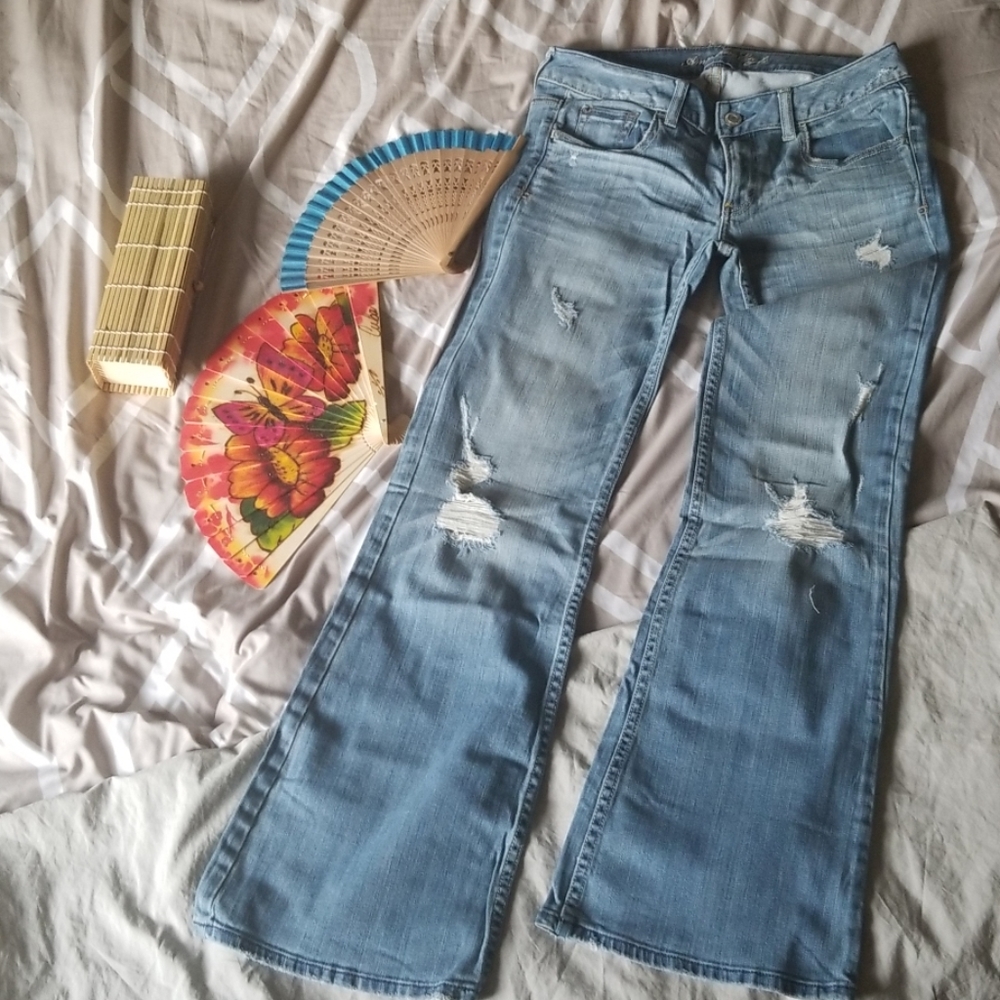 American Eagle Hipster Ripped Jeans